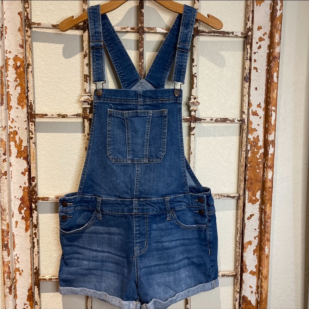 Mossimo Denim Shortalls Size M